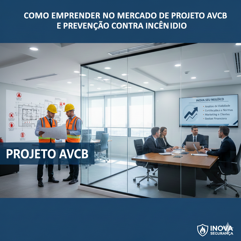 Como empreender no mercado de Projeto AVCB e prevenção contra incêndio
